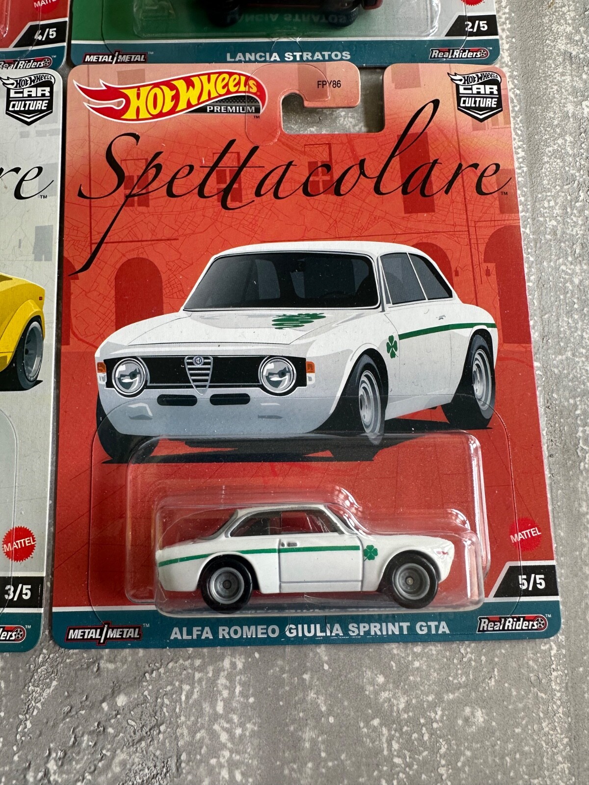Mattel Hot Wheels Car Culture Spettacolare 1/64 Set of 5 Cars – FPY86-959B