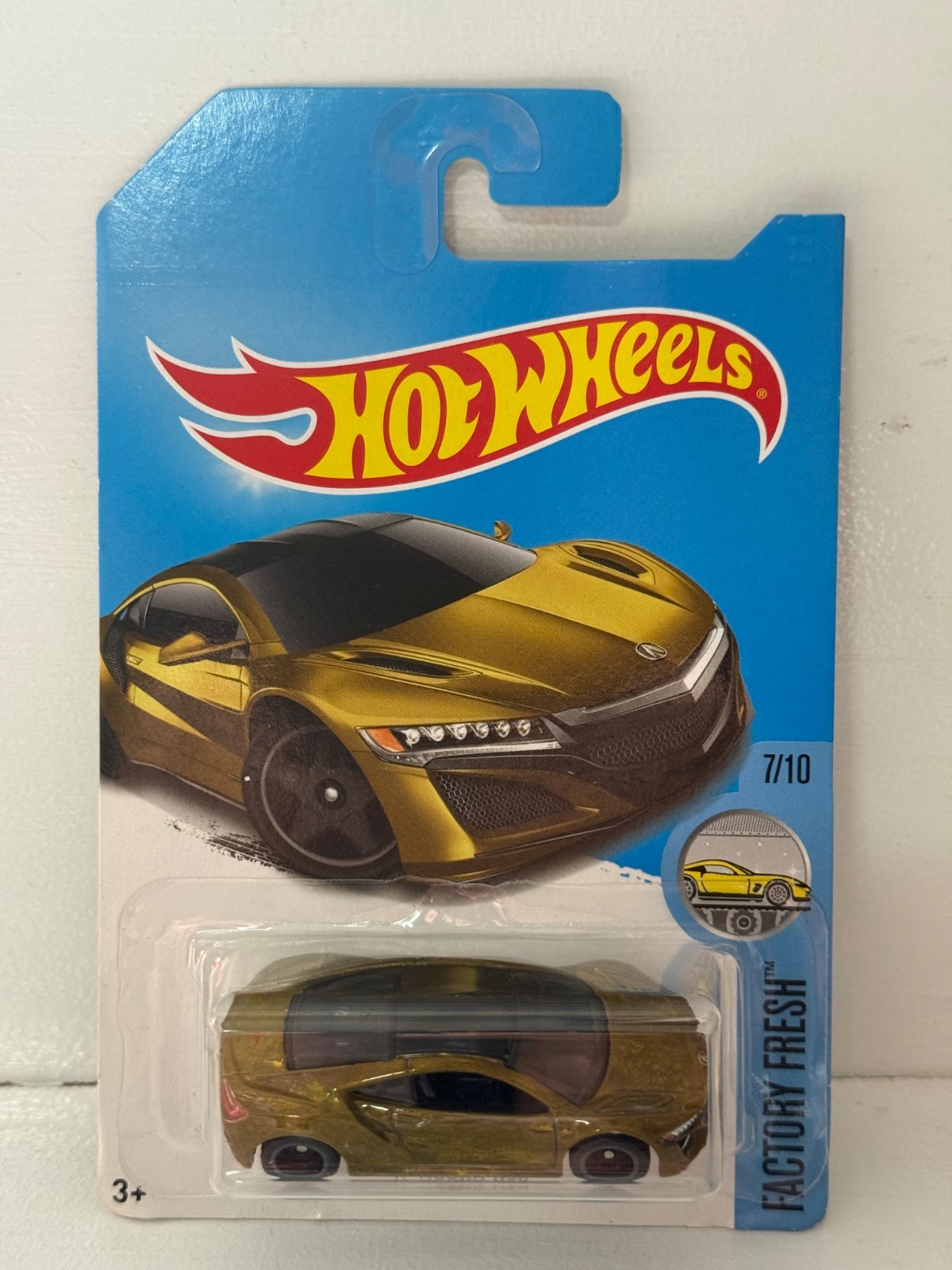 2016 HOT WHEELS SUPER TREASURE HUNT 7/10 FACTORY FRESH ’17 ACURA NSX 1:64