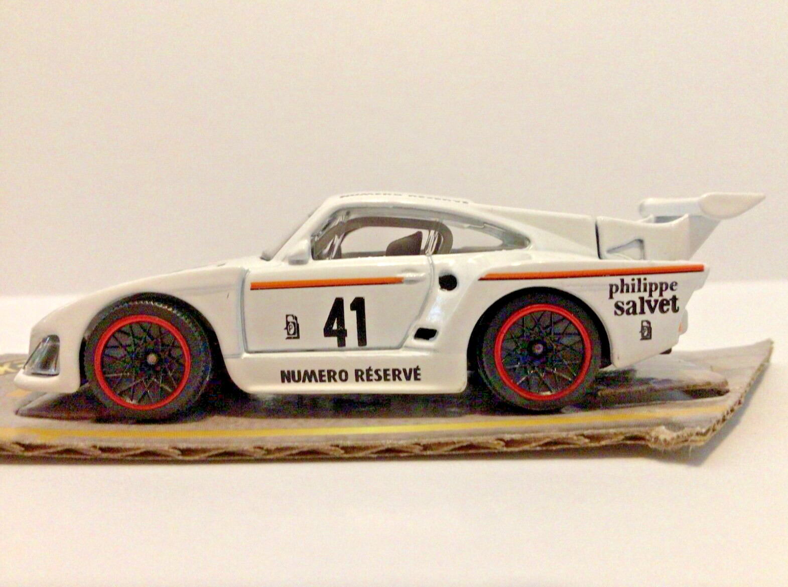 Majorette PORSCHE 935 K3 WHITE approx 1:64 package pull loose UNUSED