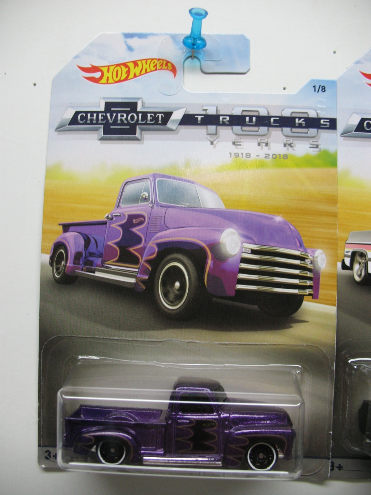 2018 Hot Wheels Chevrolet Trucks 100 Years Complete Set of 8 Original Packaging