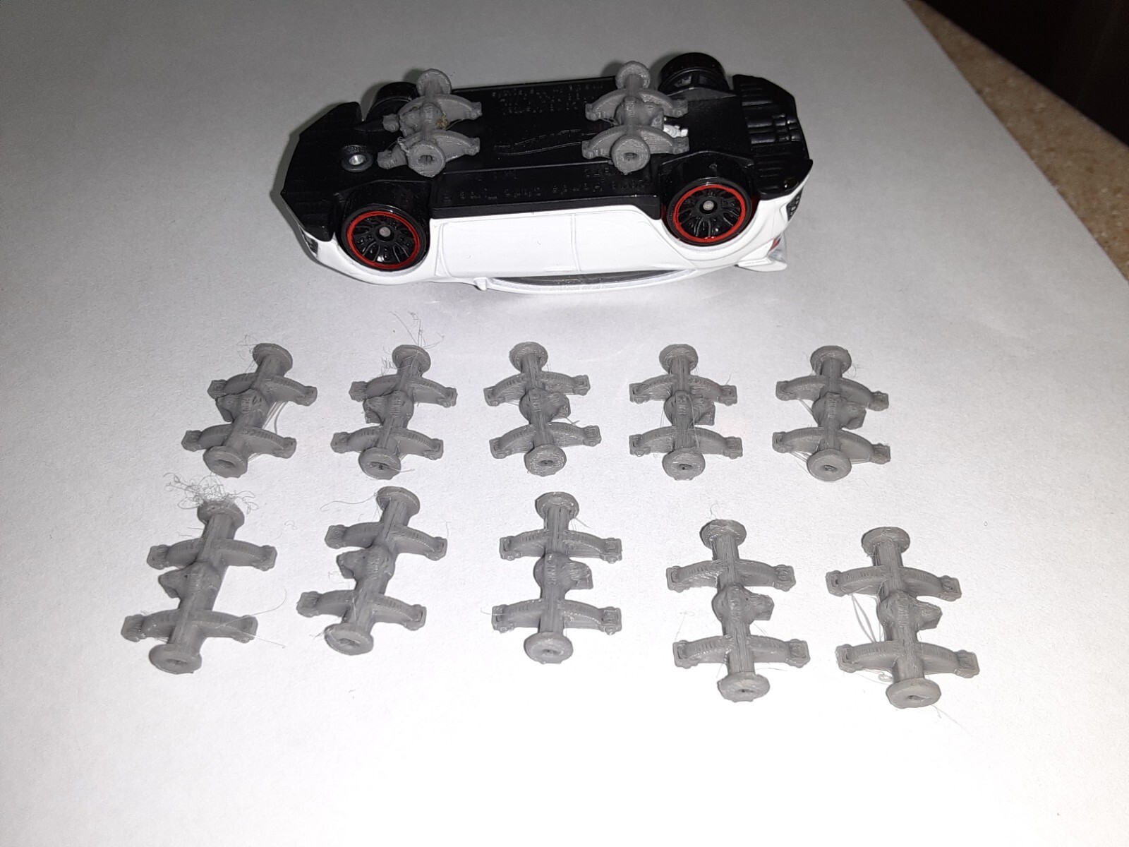 Hot wheels 1:64 Lift Kit 5 Kits Swap Mud Off Road Truck axles Rubber Tire Custom