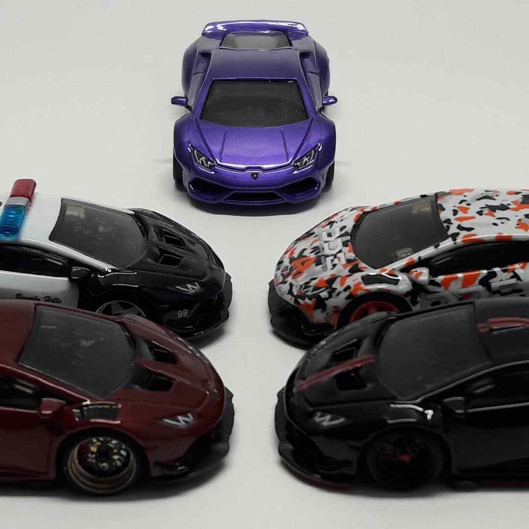 1/64 LAMBORGHINI HURACAN LB / SUPER TROFEO Custom WaterSlide Decals Hot Wheel