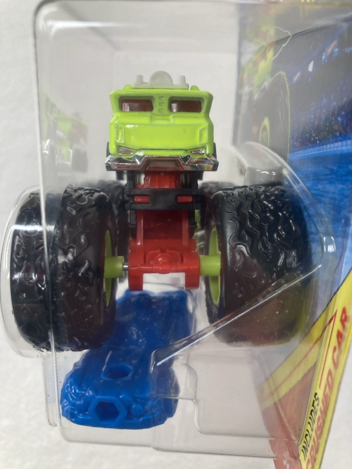 Mattel Monster truck – Hw 5 Alarm diecast truck 1:64 scale lime green color