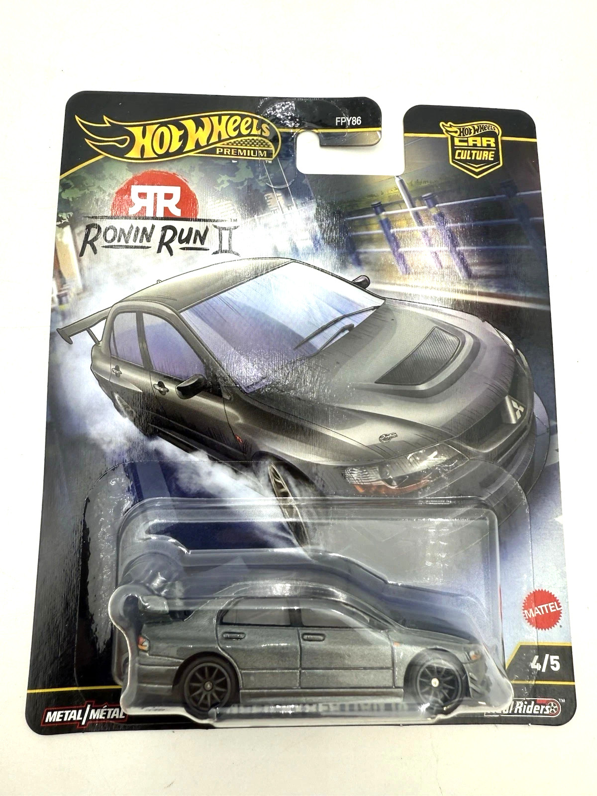 2025 Hot Wheels Car Culture Ronin Run 2 Set of 5 Civic Skyline R32 Evo Supra