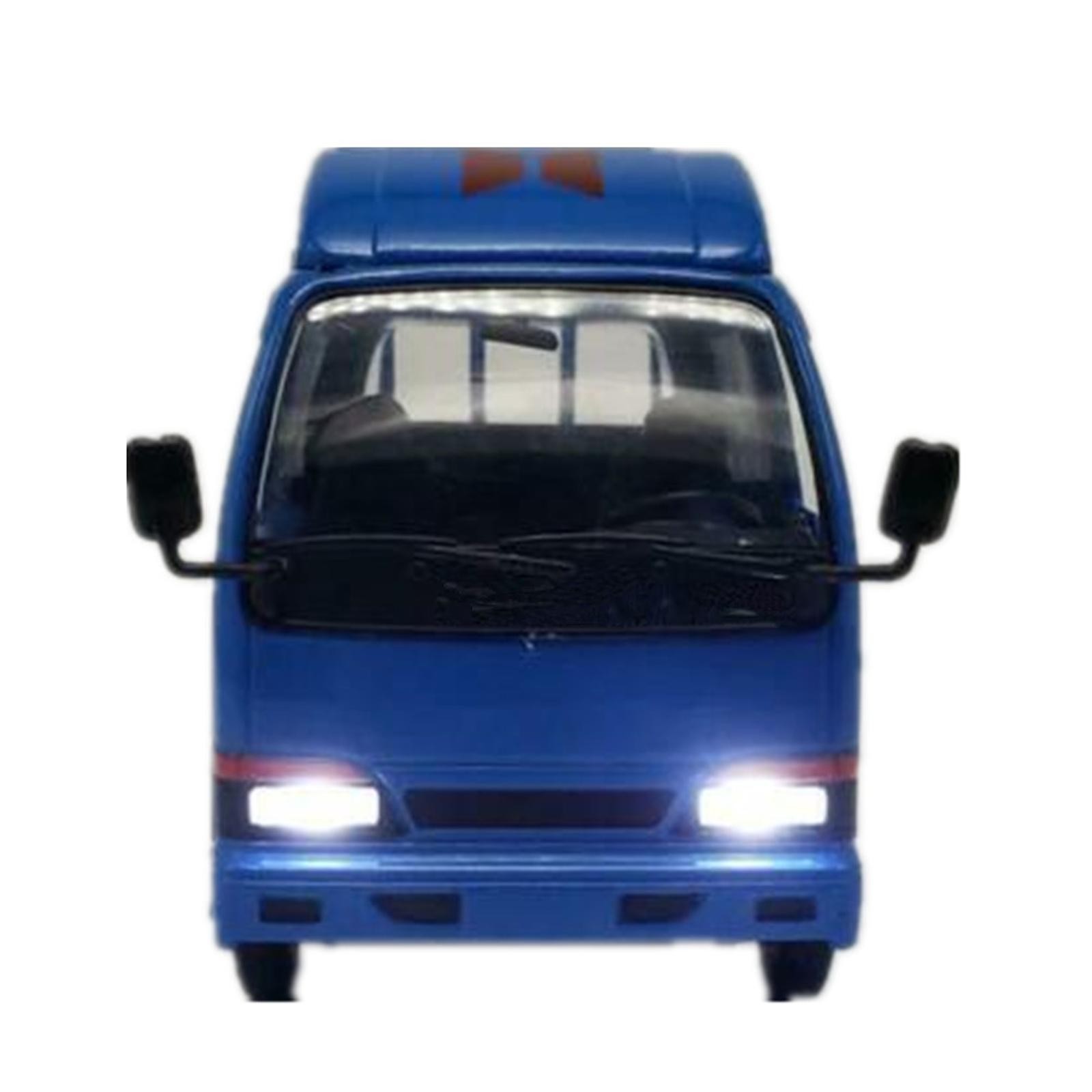 1/32 Blue Model Toy Car With Pull Back&Sound Light For ISUZU NHR Pickup Truck