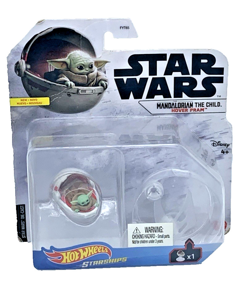Hot Wheels Starships Star Wars Mandalorian The Child Hover Pram 2019 Brand New