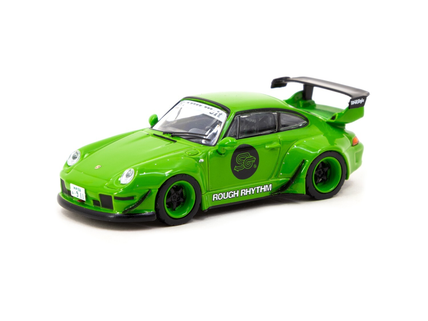 2024 Tarmac Works Hobby64 PORSCHE RWB 993 Rough Rhythm Fuel Fest Student Driver