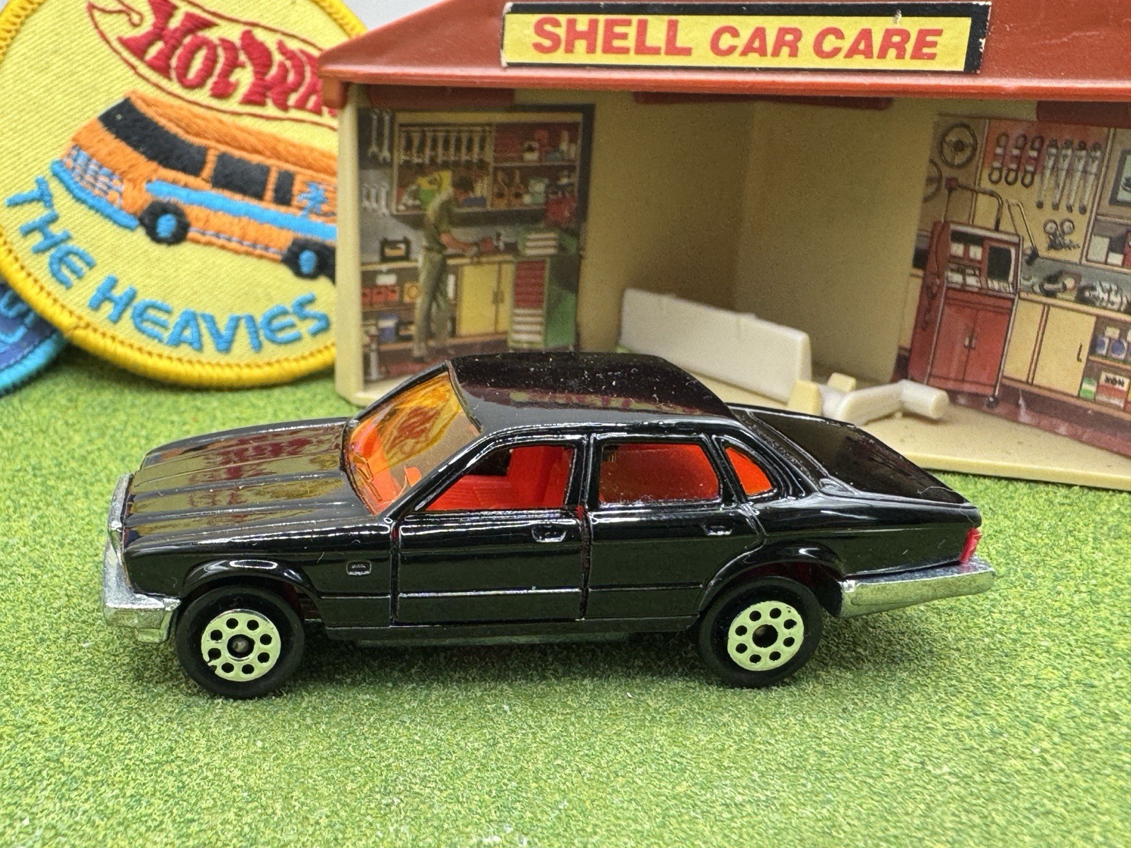 Majorette Jaguar XJ6 Dark Green Metallic No. 293 Diecast Car