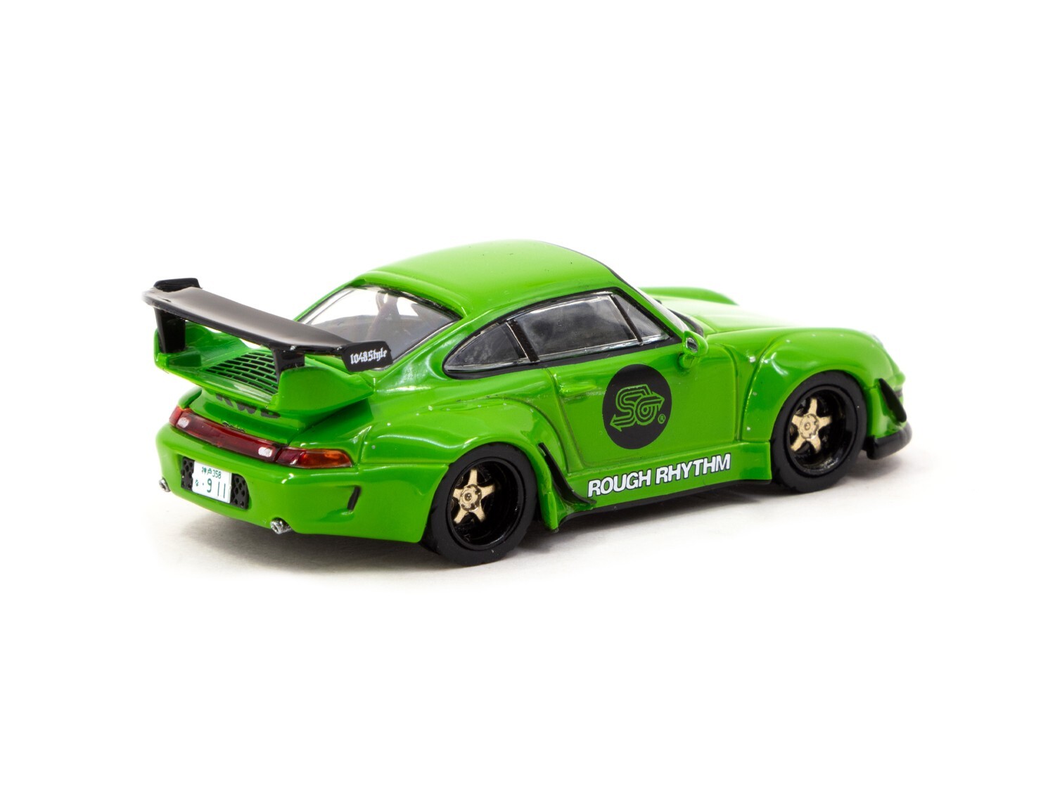 2024 Tarmac Works Hobby64 PORSCHE RWB 993 Rough Rhythm Fuel Fest Student Driver