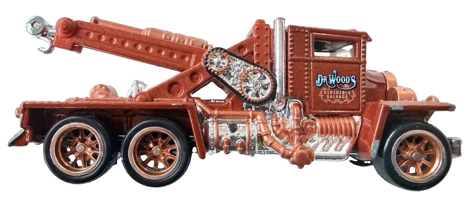 2018 Hot Wheels 32nd Convention Steampunk Truck Brown Loose Real Riders