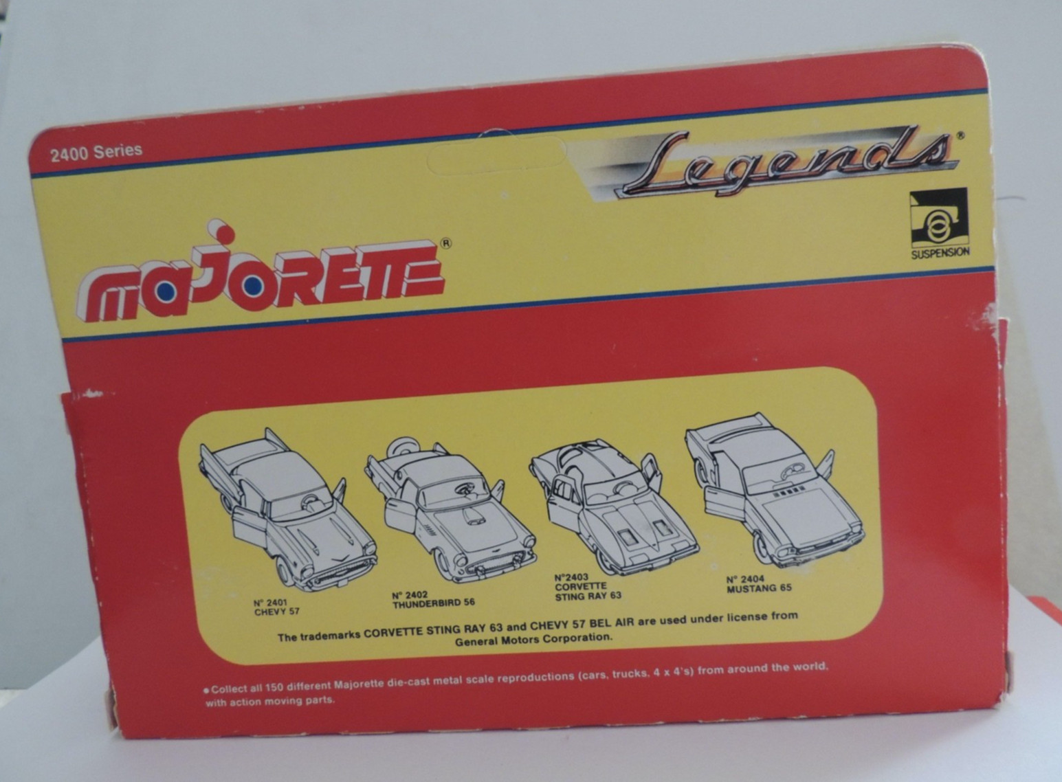 Vintage 1980 Majorette Legends Series 1957 Chevy Bel Air No. 2401**Mint in Box!