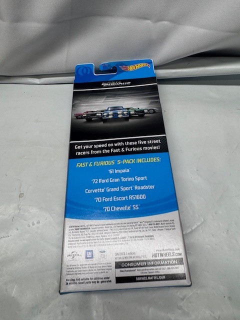 Hot Wheels Fast & Furious 5-Pack -GGH46 *New-Box Damage