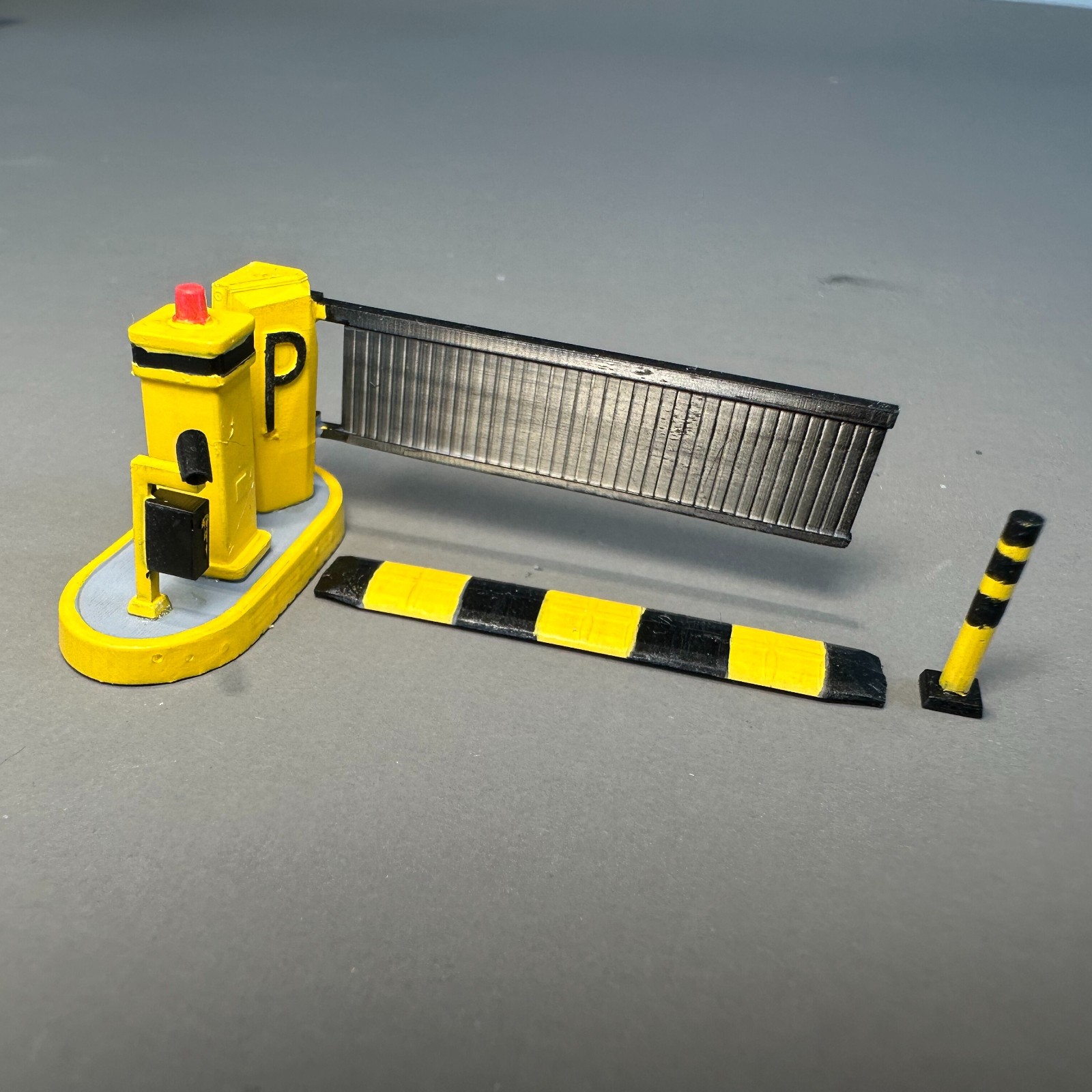 1/64 Parking Lot Toll Booth B Scene Model Accessories Auto Repair Workshop Props