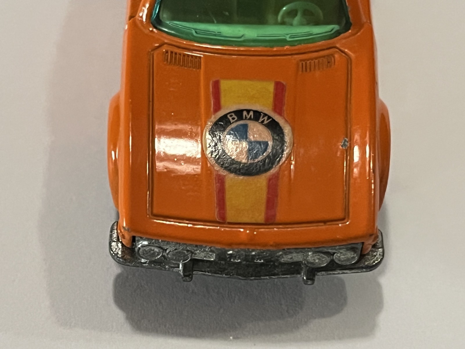 1976 Matchbox Lesney Superfast Orange BMW 3.0 CSL #45 1:64 Opening Doors VG