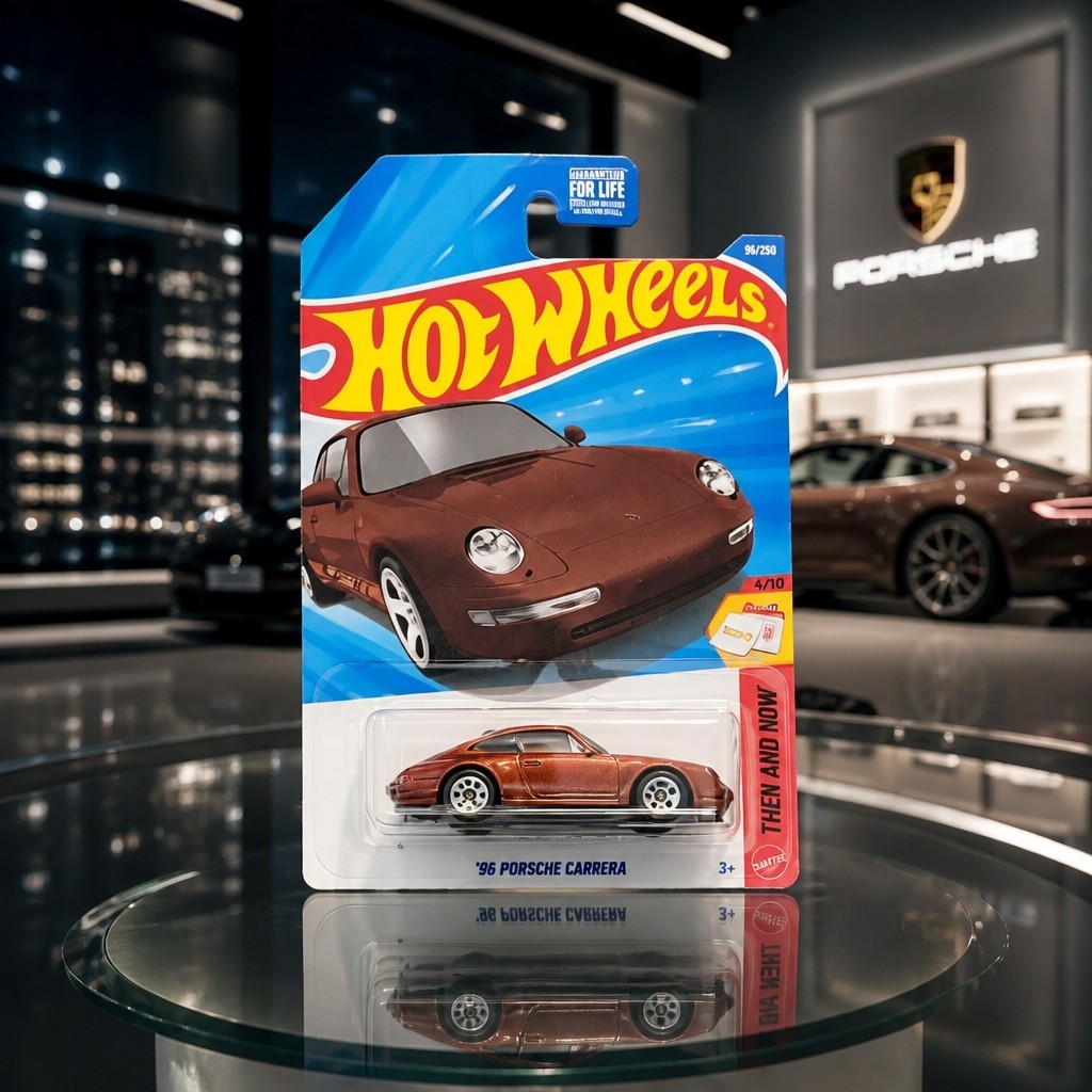 🔥 2026 Hot Wheels, ’96 Porsche Carrera, Bronze #98 THEN AND NOW 4/10🔥