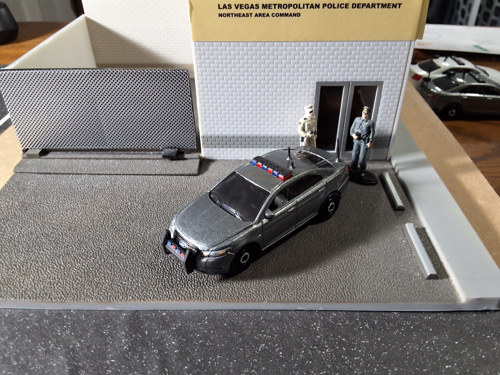 MATCHBOX POLICE FORD TAURUS INTERCEPTOR GRAY CUSTOM UNMARKED BLANK UNIT