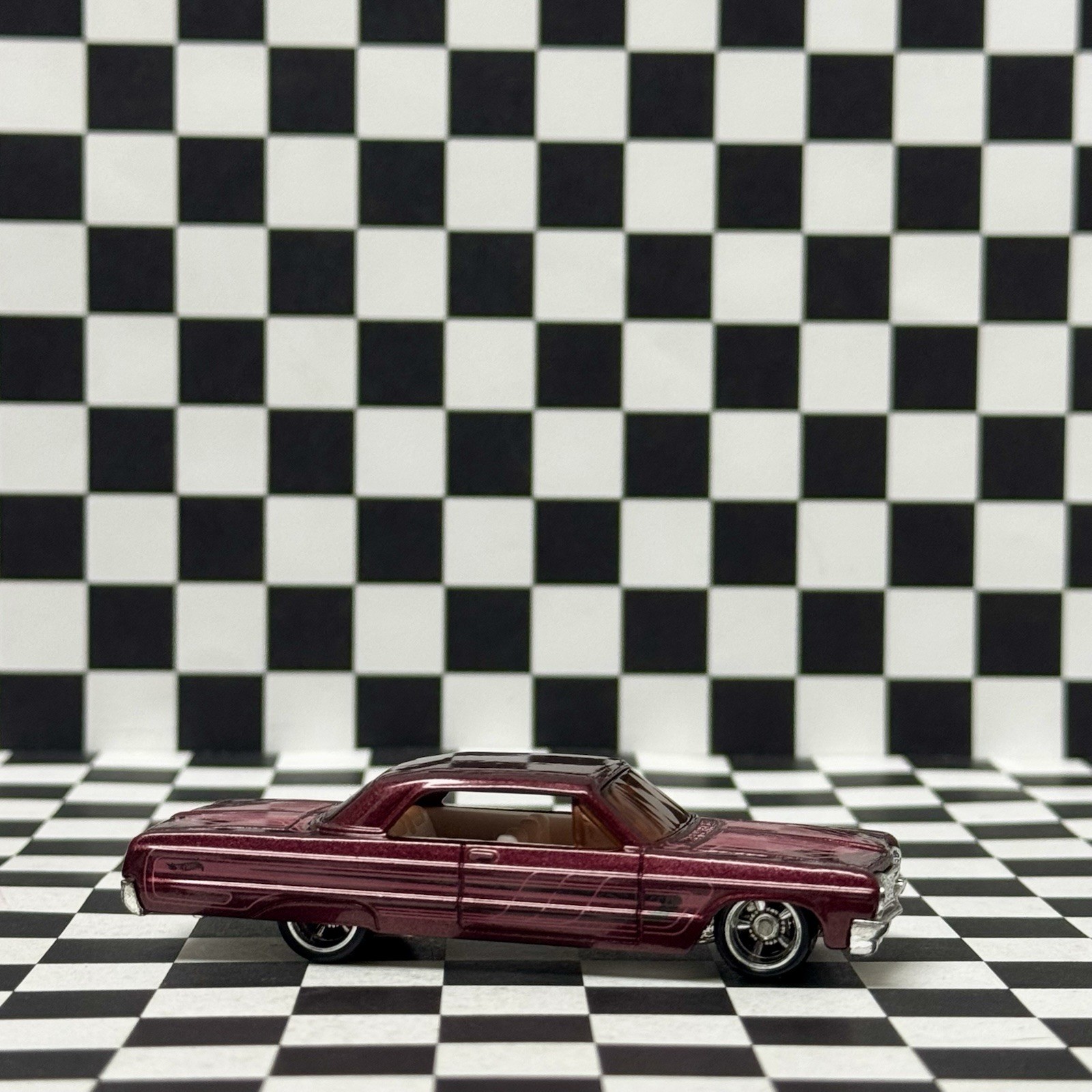 2026 Hot Wheels ‘64 Chevy Impala Wheel Swap Real Riders – Custom 🛞 -RubberTires
