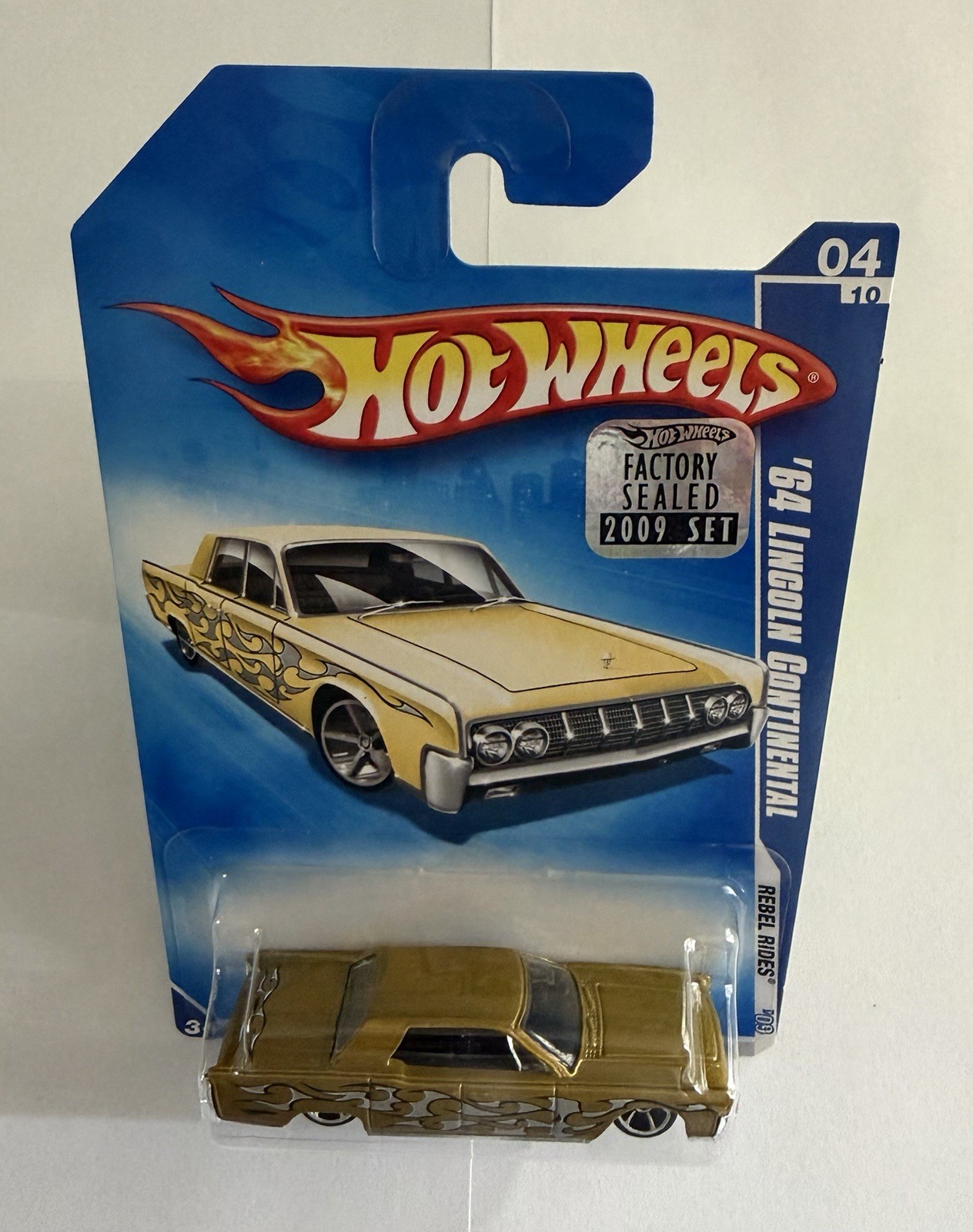 Hot Wheels 2009 Master Set, ’64 Lincoln Continental, 2 Colors in protectors