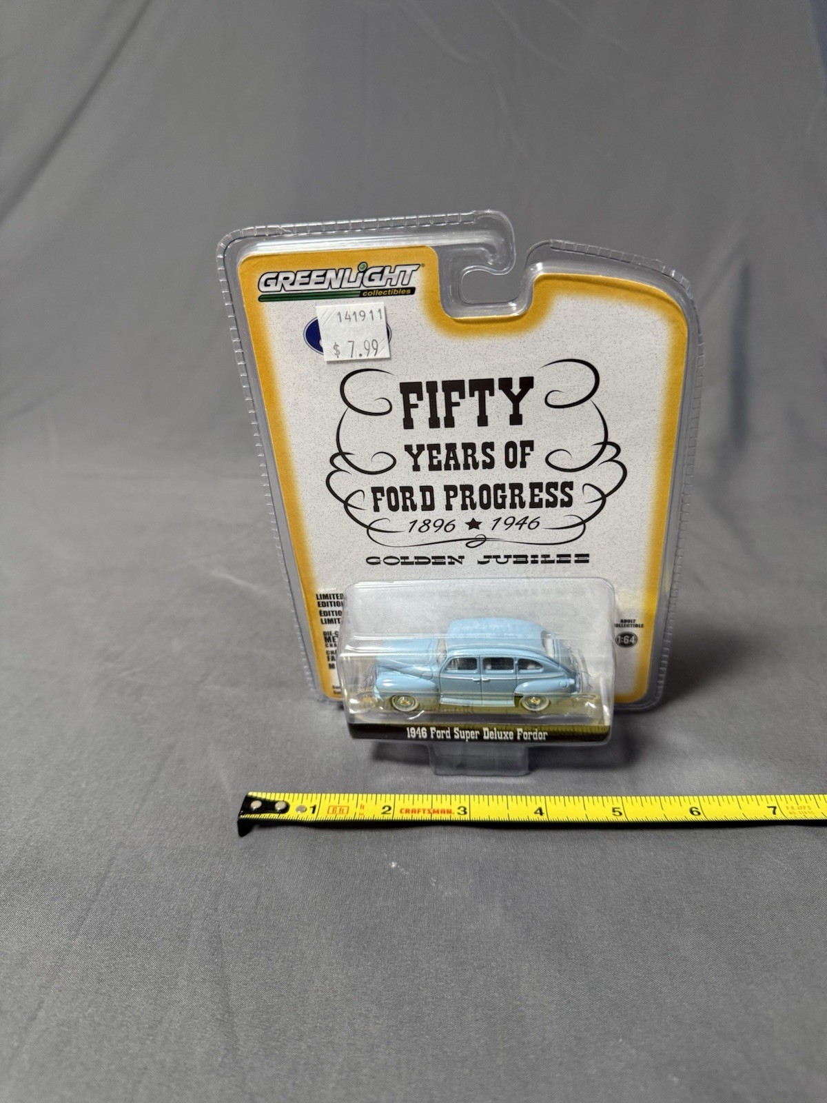 GreenLight 1946 Ford Super Deluxe Fordor 1:64 Golden Jubilee Sealed