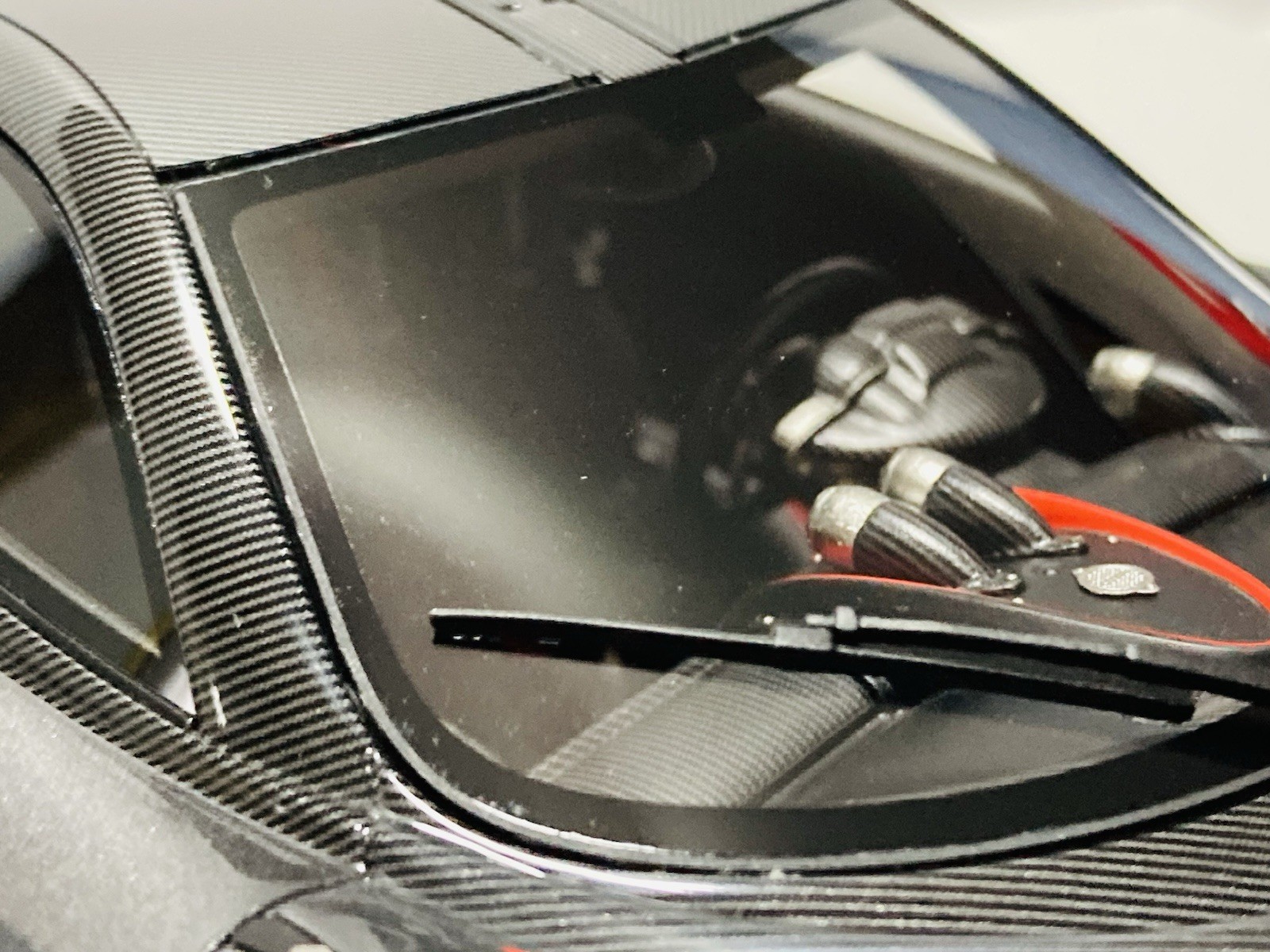 1:18 BBR, 2020 Pagani Imola, Dark Gray w/red accents