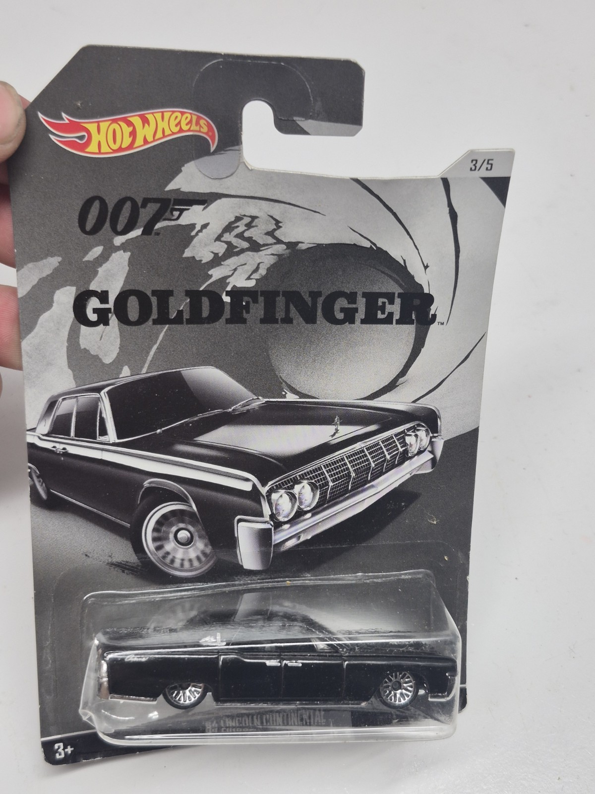 Hot Wheels 007 Goldfinger ’64 Lincoln Continental – 1:64 Diecast Car New
