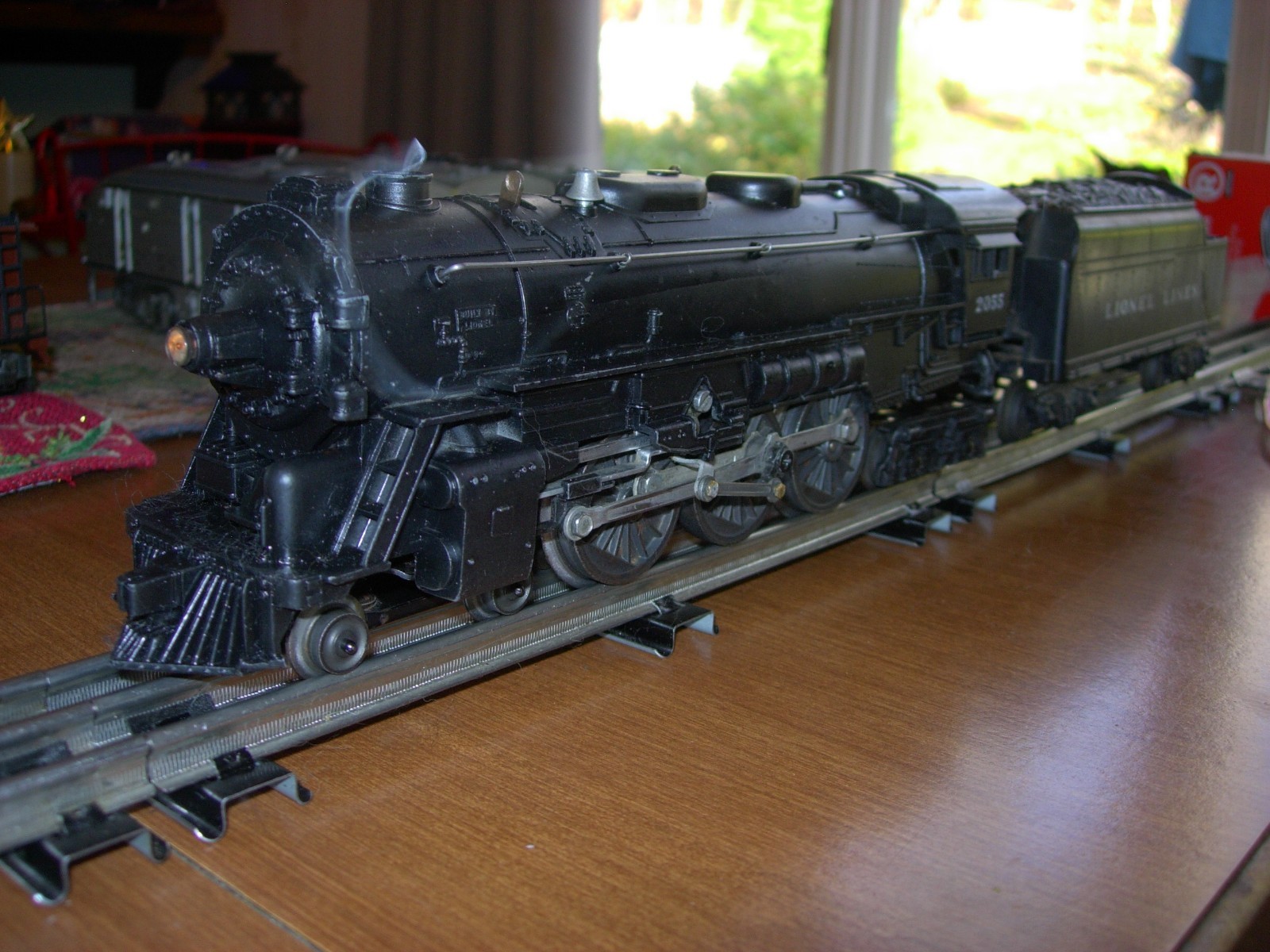 HERE IS A NICE LIONEL #2055 O/027 GAUGE 4-6-4 DIE-CAST “HUDSON” ENGINE/TENDER A1