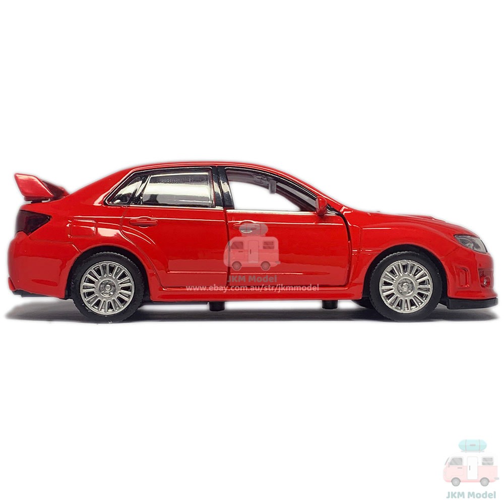 1:36 Subaru WRX STI Hot Hatch Model Car Alloy Diecast Toy Vehicle Kids Gift Red