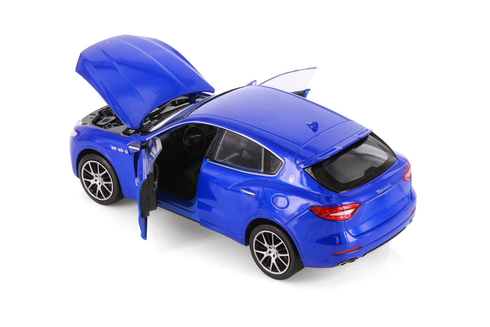 MASERATI LEVANTE BLUE LUXURY CAR 1/24 DIECAST CAR WELLY 24078/4D