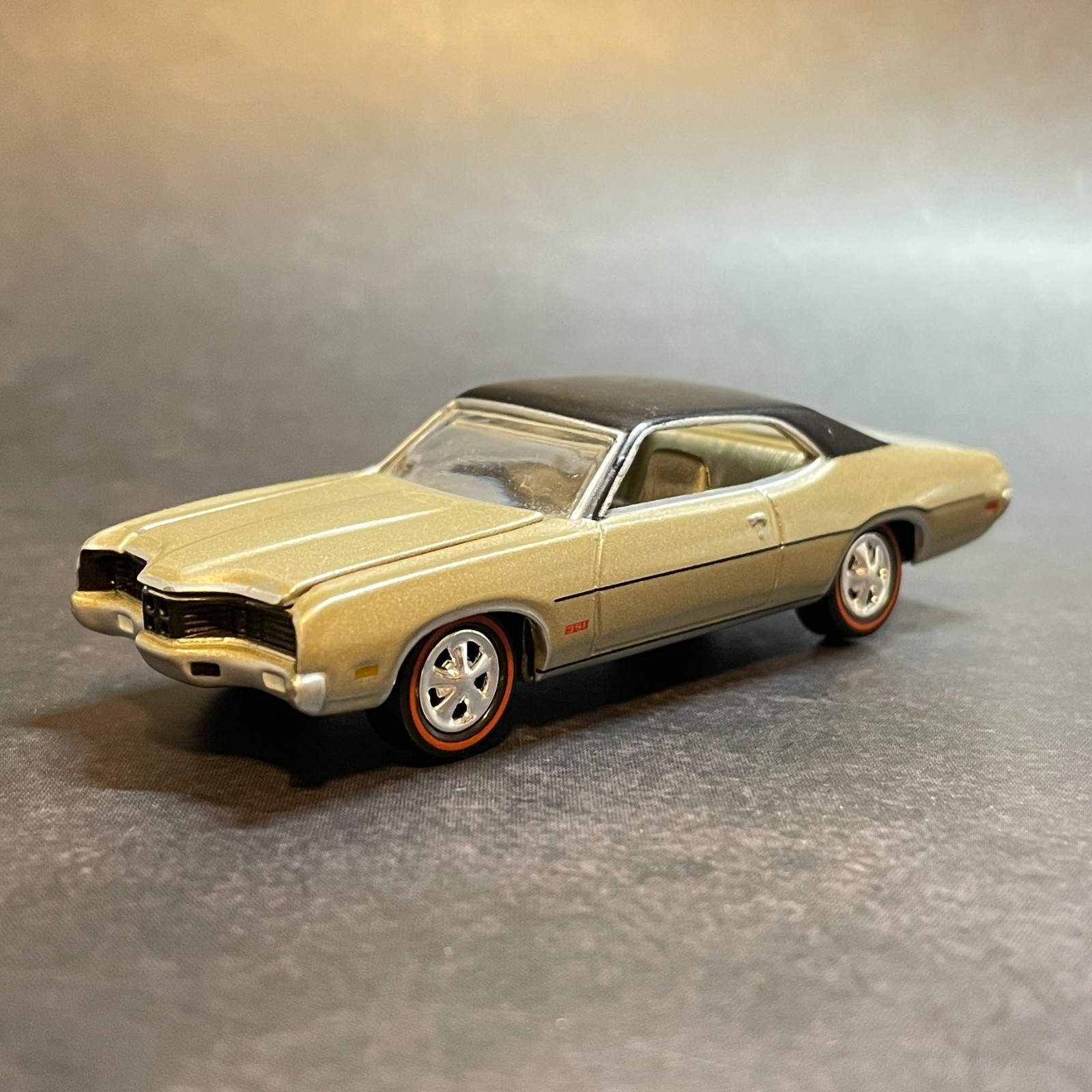 1970 Mercury Montego MX Brougham *Light Gold* 1/64 Premium Diecast w/ Redlines