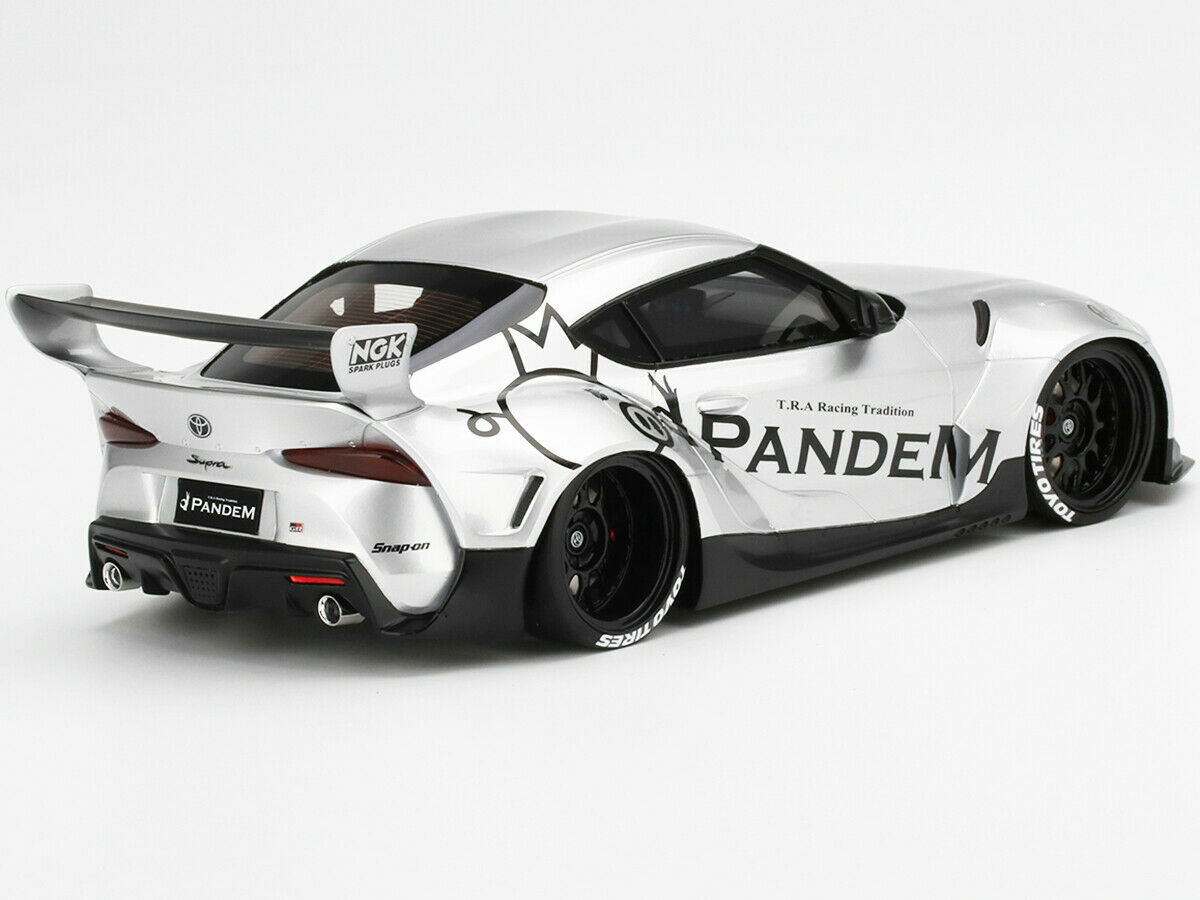 2020 TOYOTA PANDEM GR SUPRA V1.0 1:18 RESIN TS0297 SILVER ACME