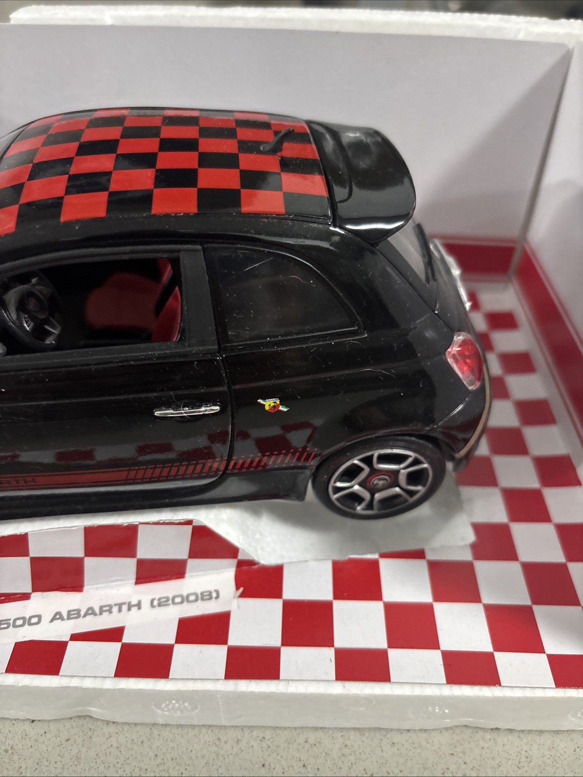 1/18 Abarth 500 ABARTH500 Dealer Officially Licensed Black 2008