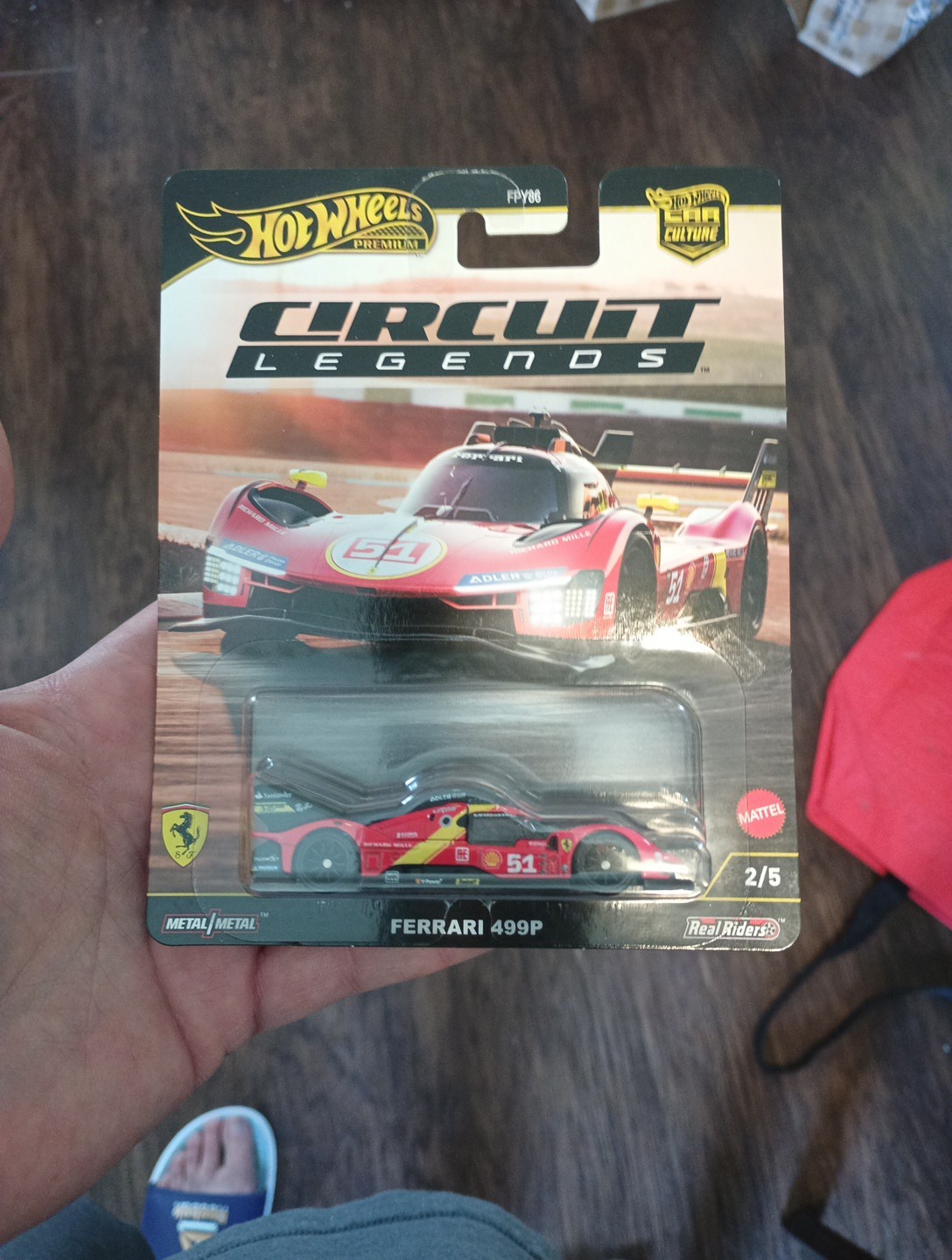 Hot Wheels Premium 2025 Car Culture “Circuit Legends” Ferrari 499P Red 1:64