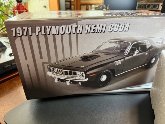 1971 Plymouth Cuda Diecast Car by ACME