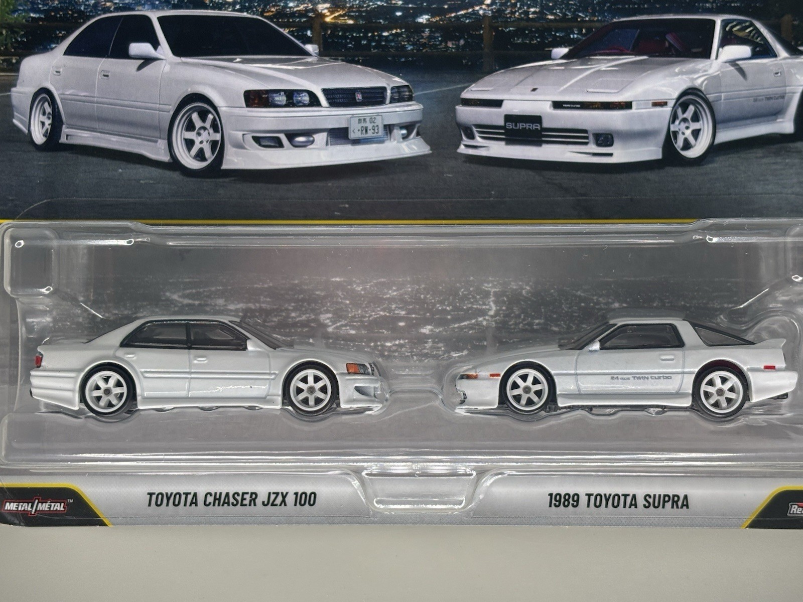 2026 Hot Wheels Car Culture 2 Pack Toyota Chaser JZX 100 & 1989 Toyota Supra