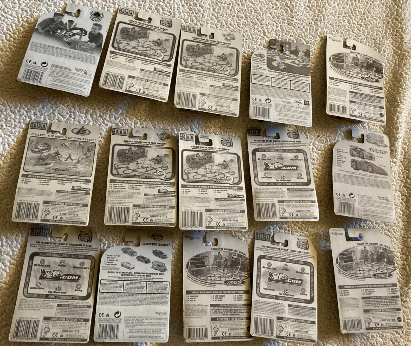 Lot of 15 HOT WHEELS die cast vehicles – Various Series – all New @