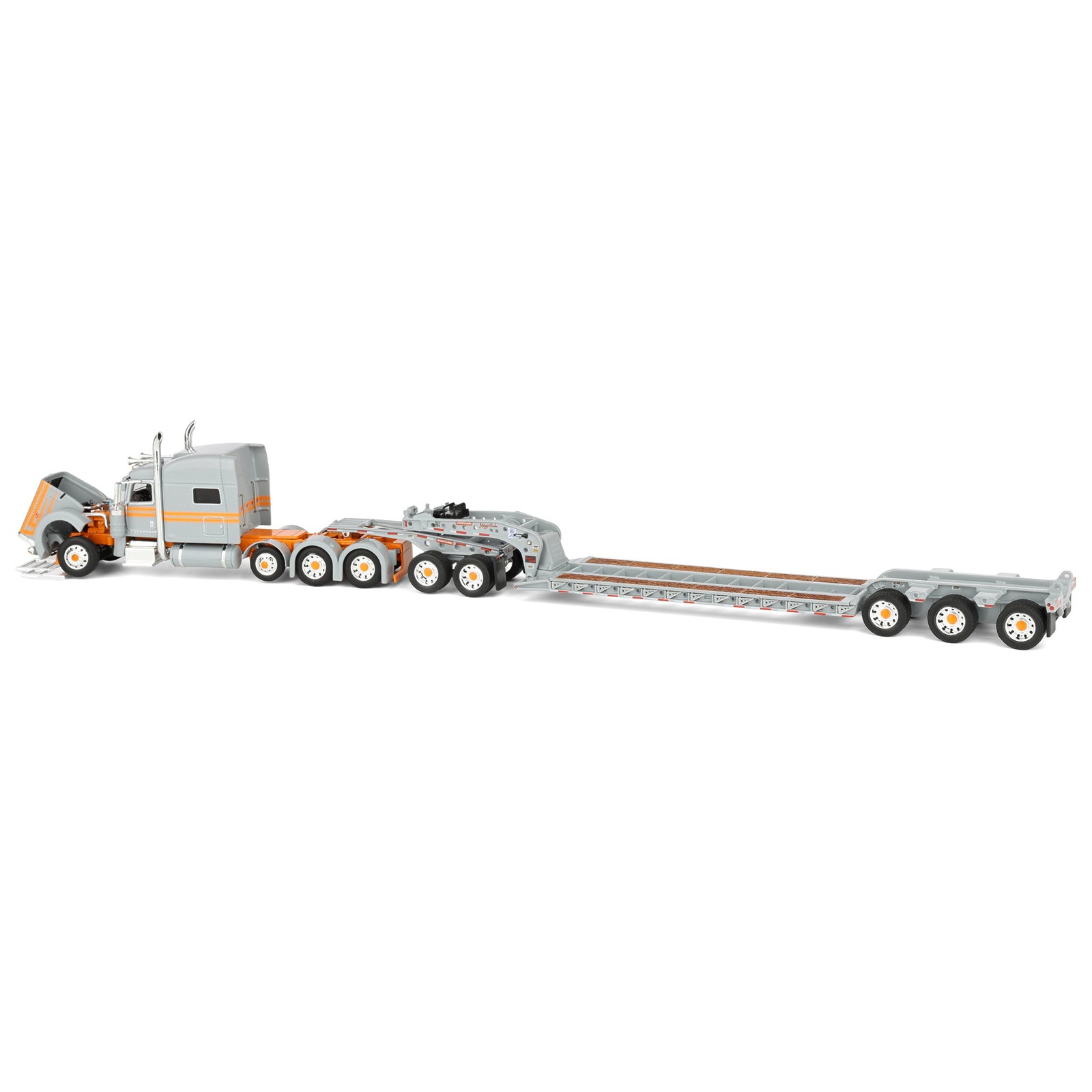 DCP 1/64 Peterbilt 389 Mid Roof Fontaine Magnitude Lowboy Trailer 60-2286