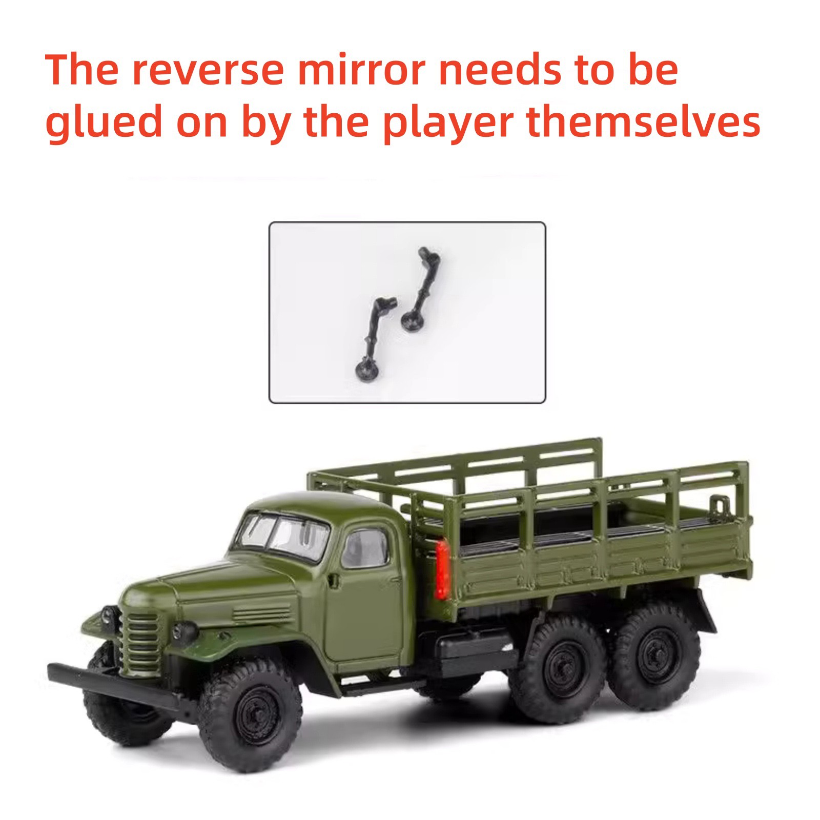 1/64 Scale Alloy China Jiefang Military Army CA30 Truck Military Vehicle Model