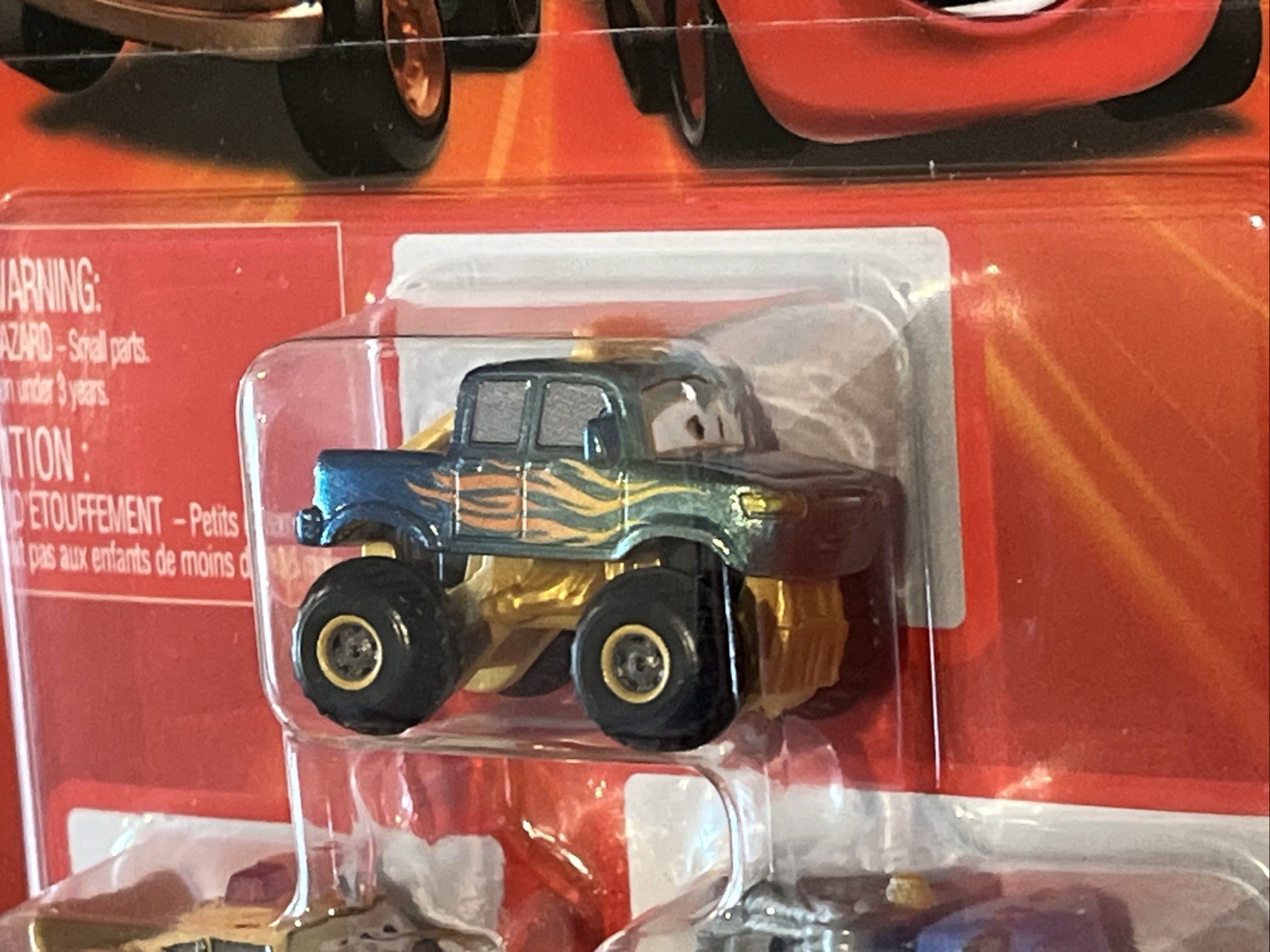 DISNEY PIXAR MINI RACER CARS 3-PACK PRESIDENT MATER LMQ DEPUTY HAZARD IVY