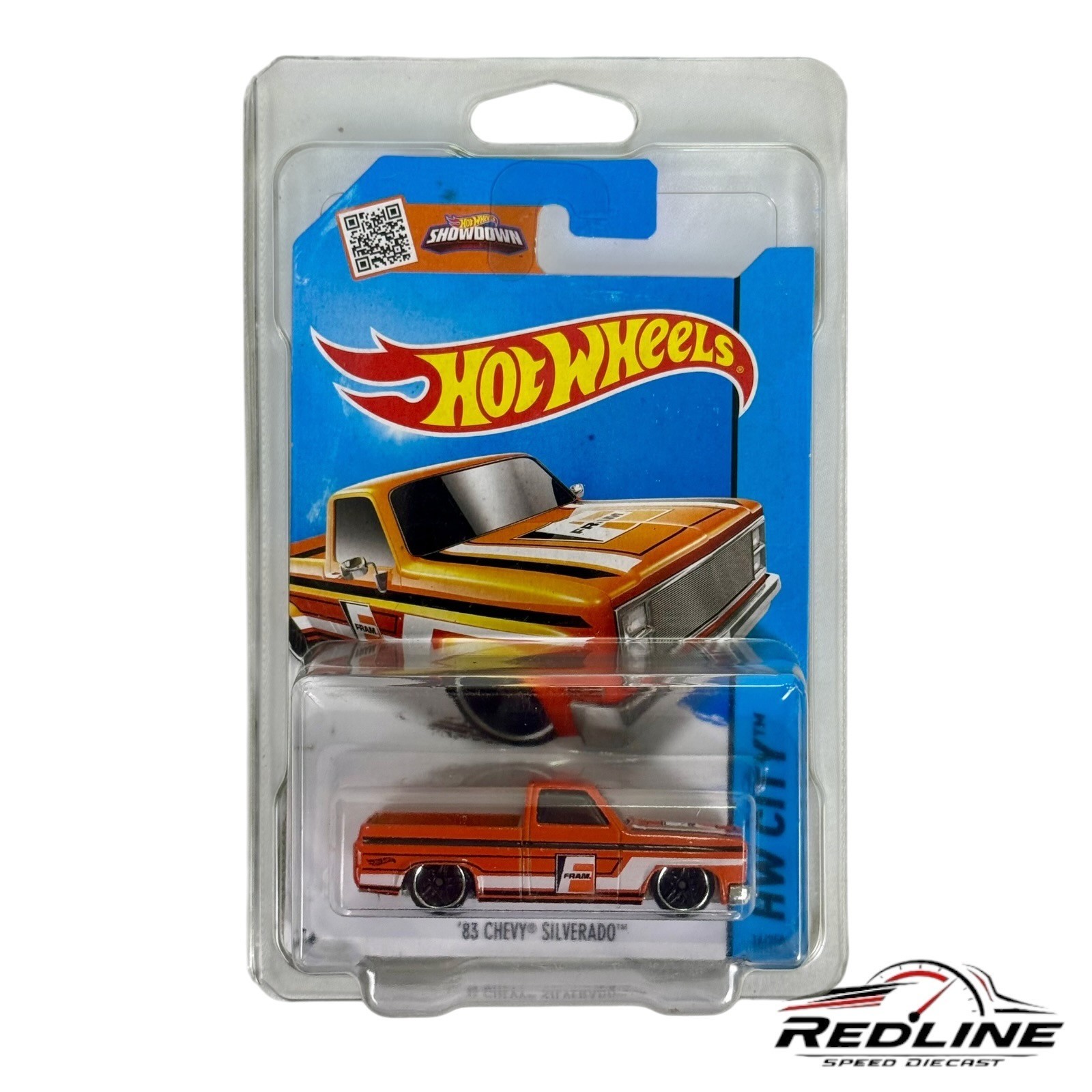 🔥🔥 Hot Wheels ‘83 Chevy Silverado Orange FRAM H33🔥🔥