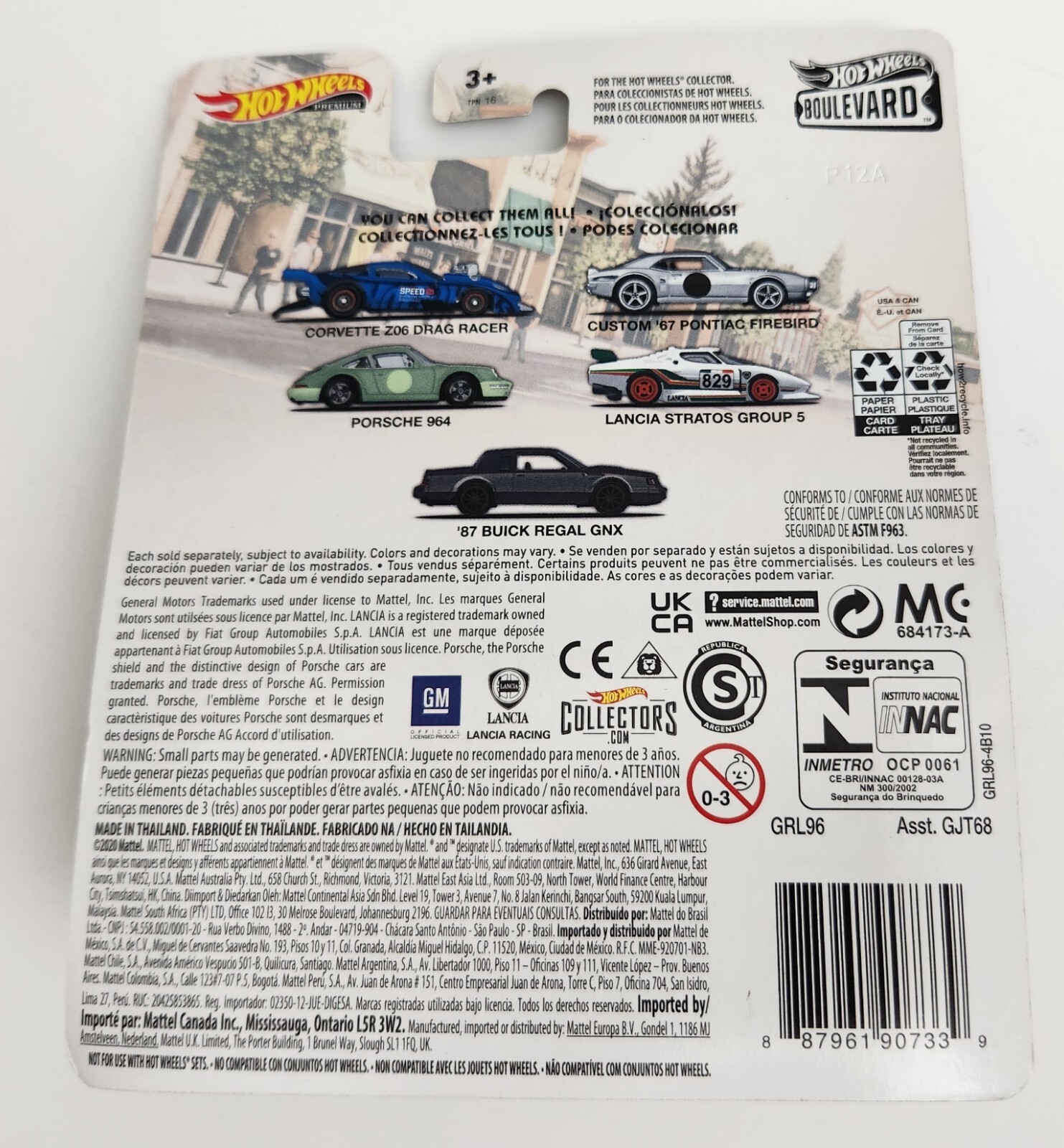 Hot Wheels Corvette Z06 Drag Racer Blue #26 #26 – 2021 Boulevard Premium