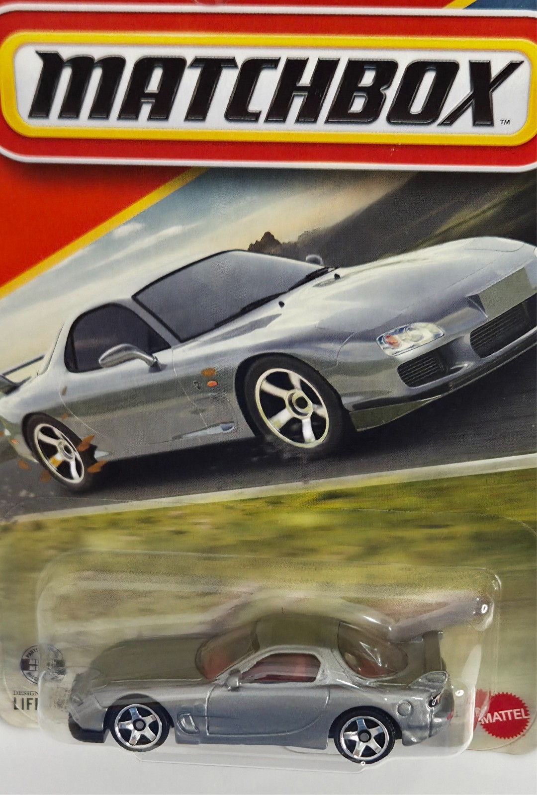 2002 Mazda RX-7 Spirit R 45/125 Matchbox 2026 JHM04 MBX Roadtrip gray