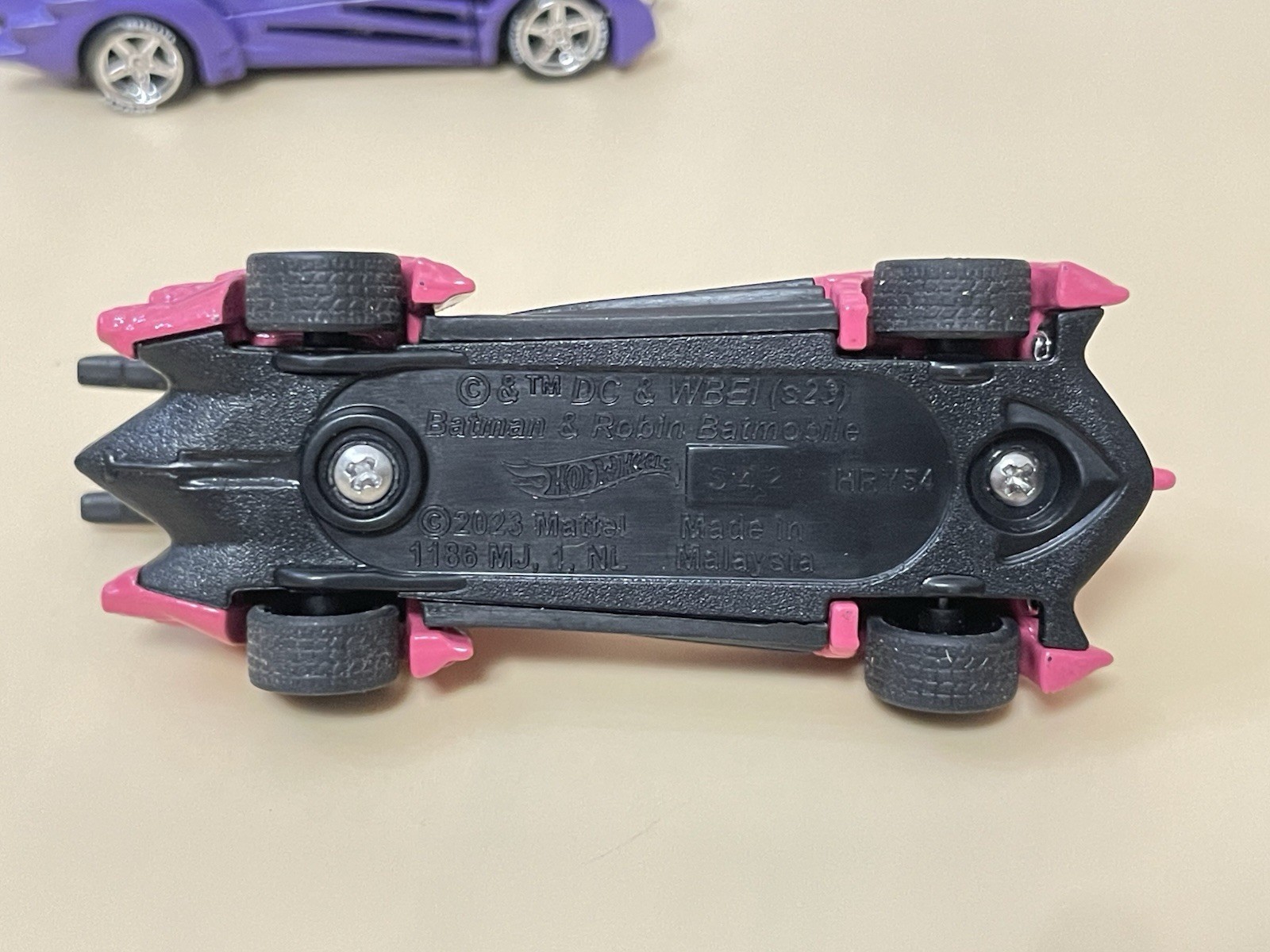 Hot Wheels The Simpsons Family Batmobile CUSTOM + CUSTOM Bartmobile
