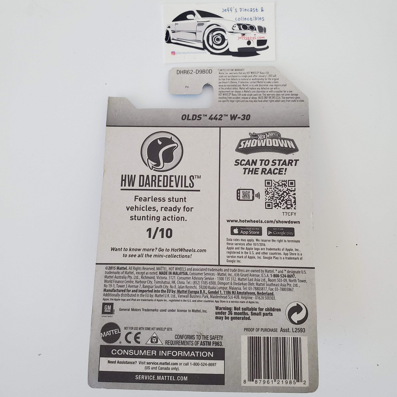2016 Hot Wheels Olds 442 W-30 #161