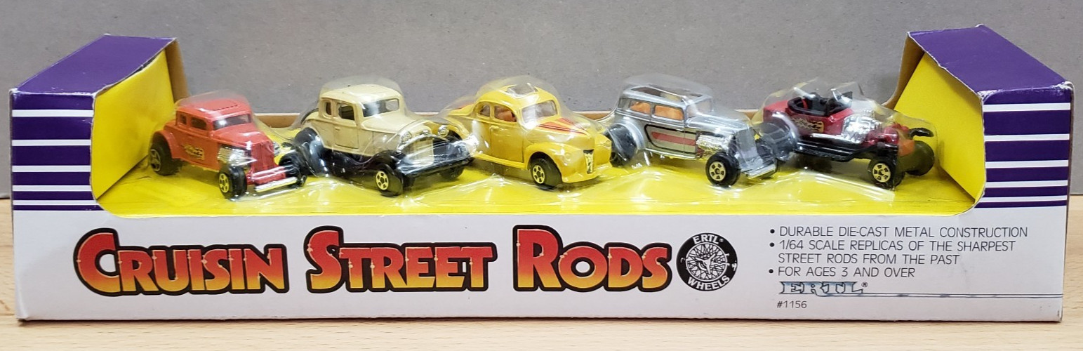 Ertl Ford Cruisin Street Rods 5-Car Set Diecast 1:64