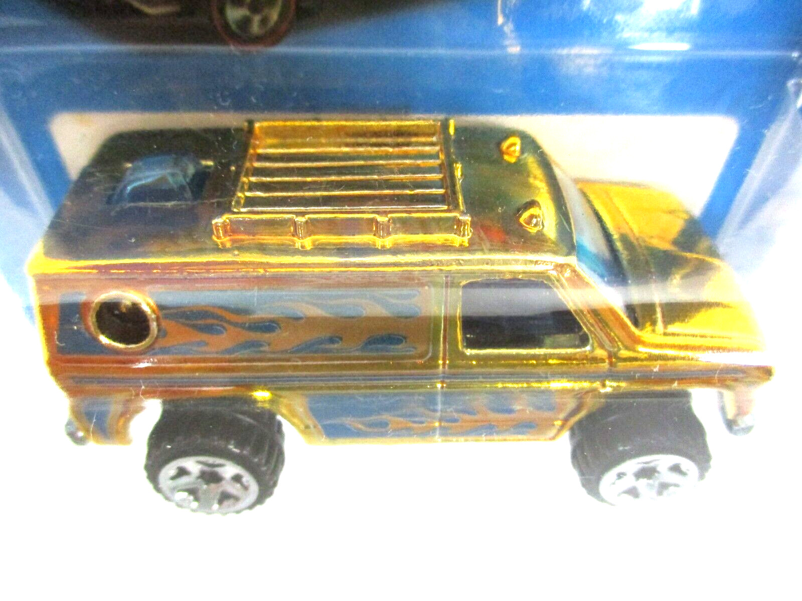 HOT WHEELS – SUPER CHROMES – BAJA BREAKER LIFTED 4X4 FORD VAN (GOLD) – 1/64