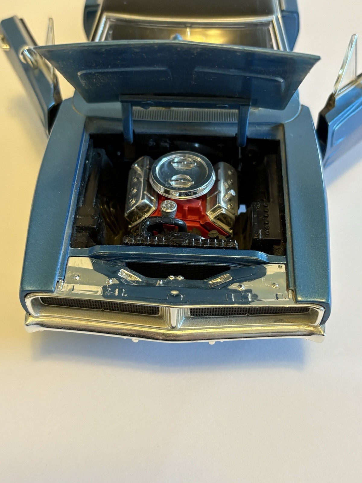 Mattel Hot Wheels 1969 Dodge Charger R/T Blue/Black 1:18 Diecast Car
