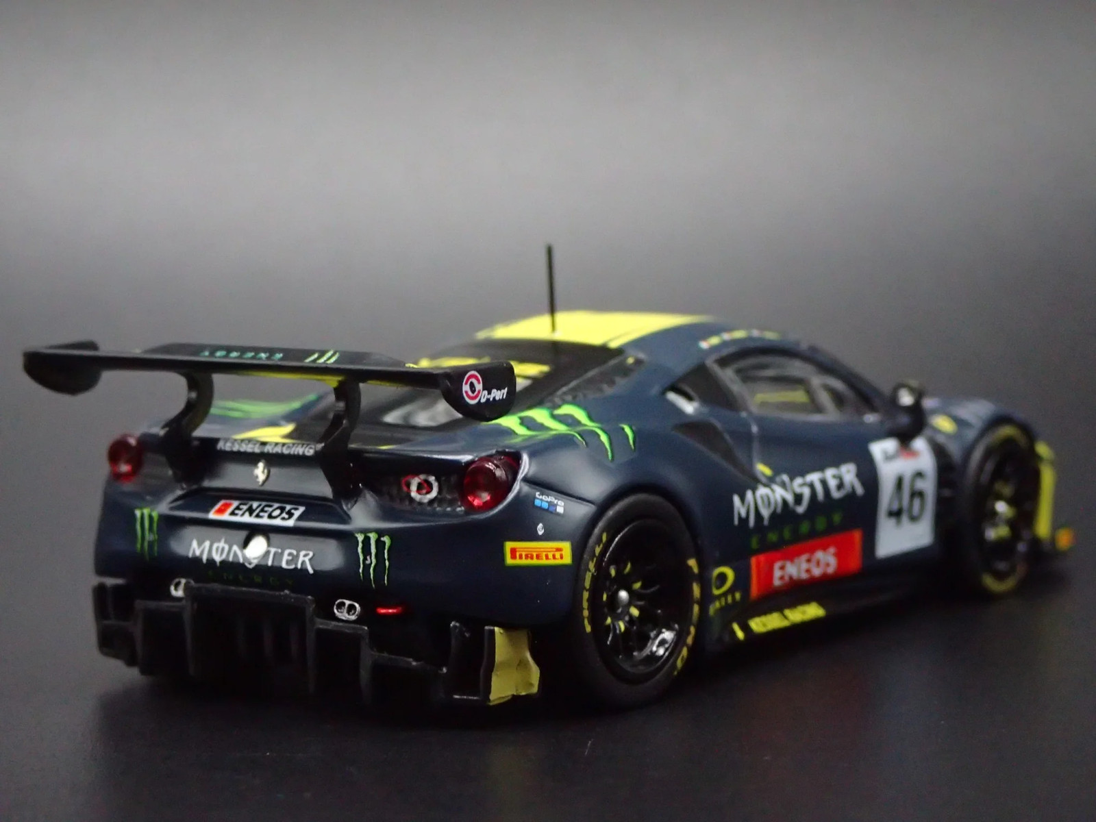 2015-2019 FERRARI 488 GT3 MONSTER ENERGY 2019 12H 1:64 SCALE DIECAST MODEL CAR
