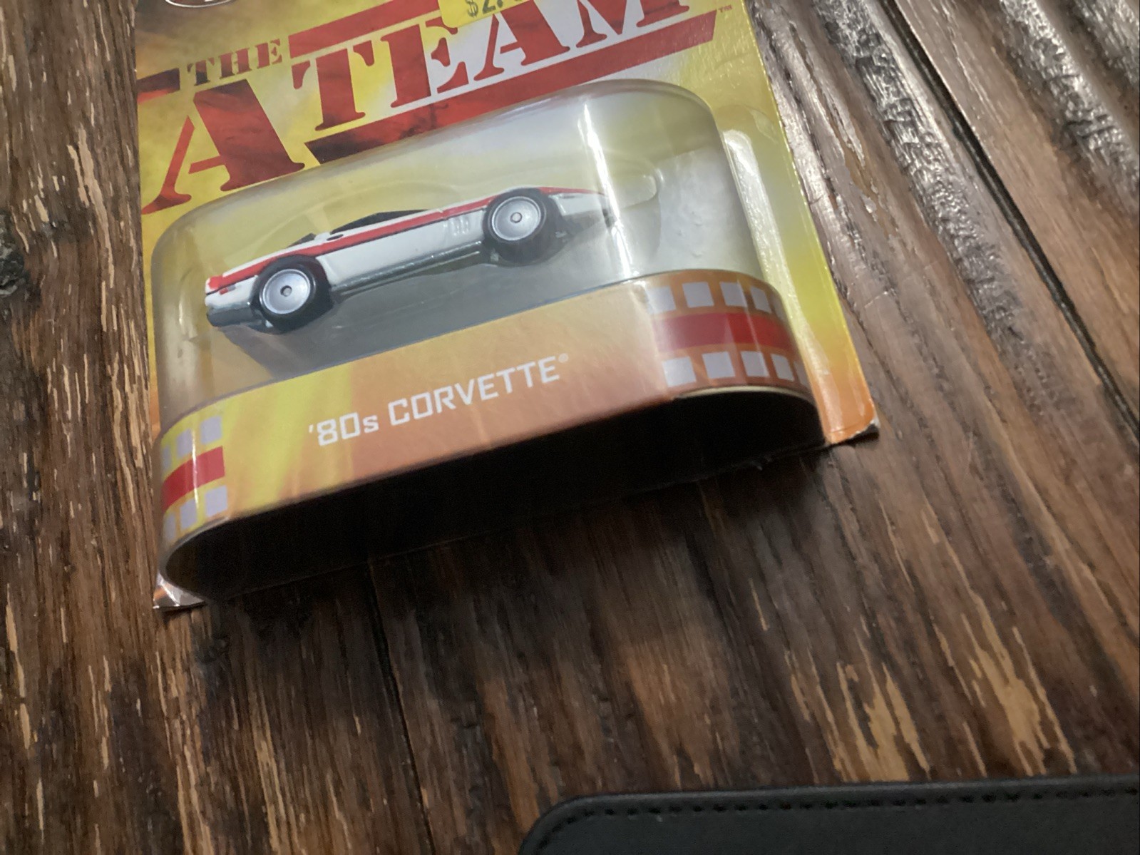 1/64 HOT WHEELS REAL RIDERS A-TEAM 1980’S CHEVROLET CORVETTE WHITE