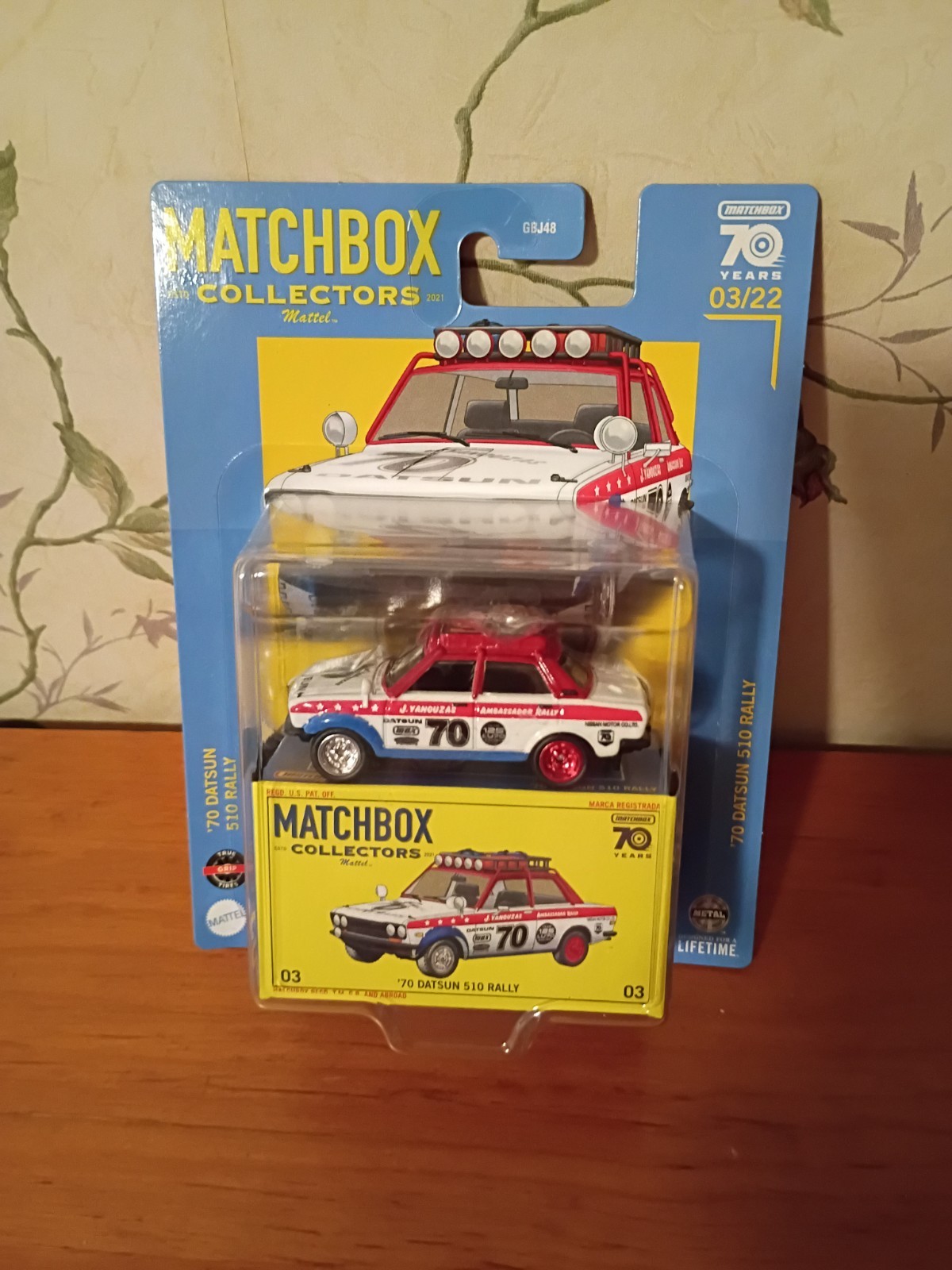 2023 Matchbox Collectors 3/22 1970 Datsun 510 Rally 70th Anniversary