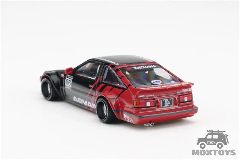 Kaido House x MINI GT 1:64 AE86 Sprinter Trueno ADVAN / M3 Green Model Car